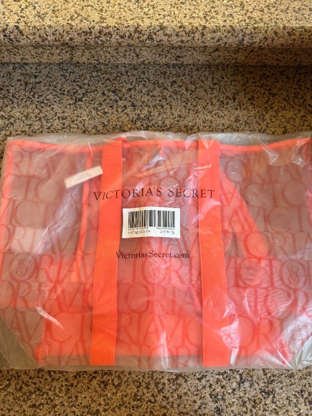 Victoria's Secret Mesh Carryall Beach Tote